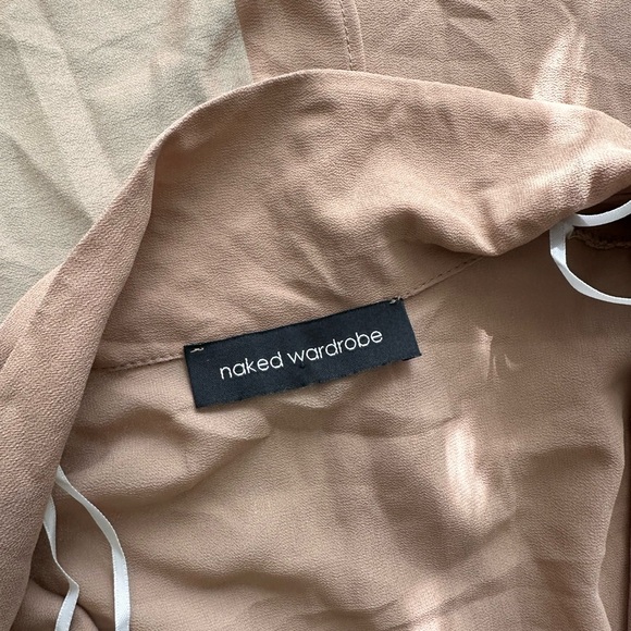 Naked wardrobe Sheer Long Sleeve Maxi Duster Dress - Picture 7 of 8